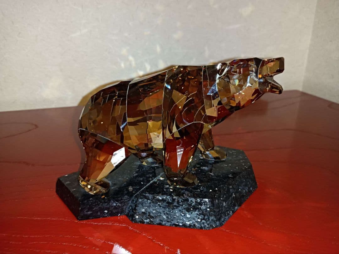 フィギュリン3点★美術館の様なお部屋に★スワロフスキー★