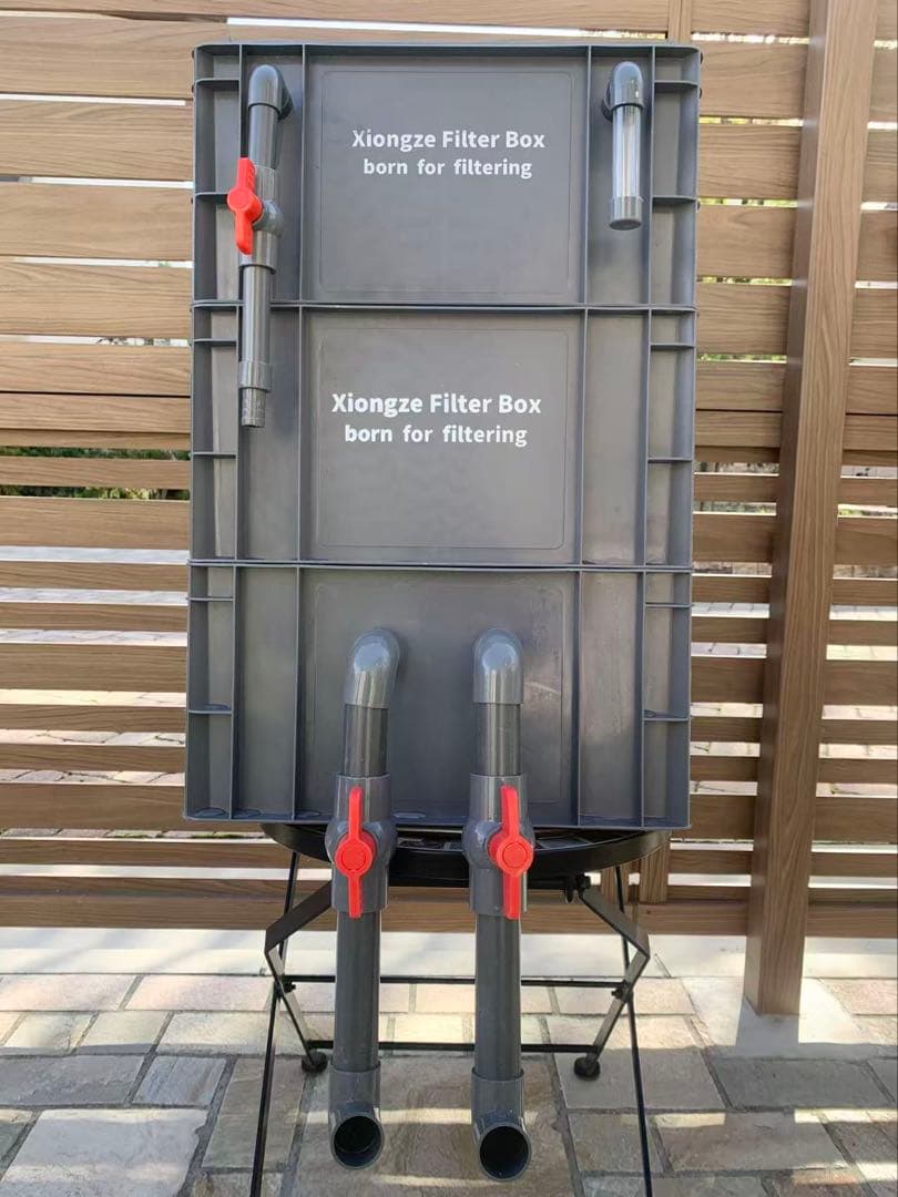 45w水中ポンプ付き大型水槽用万能フィルター 外部式飼育濾過器装置オーバーフロー