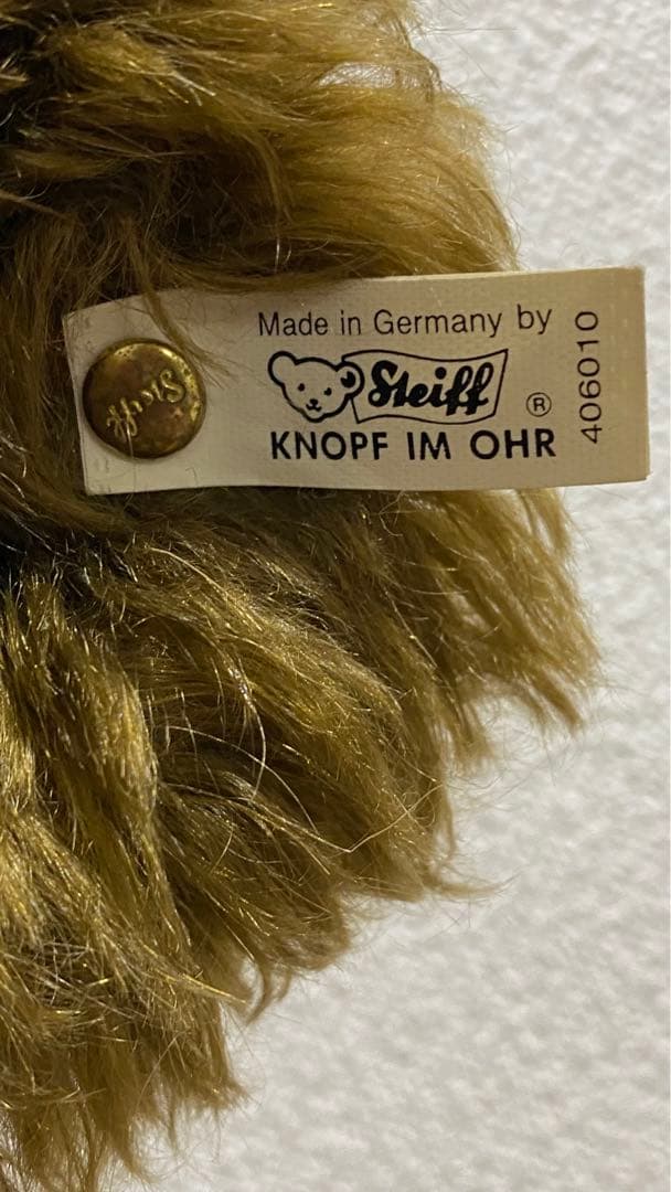 【激レア】テディベア【シュタイフ1907年レプリカ　1993年製