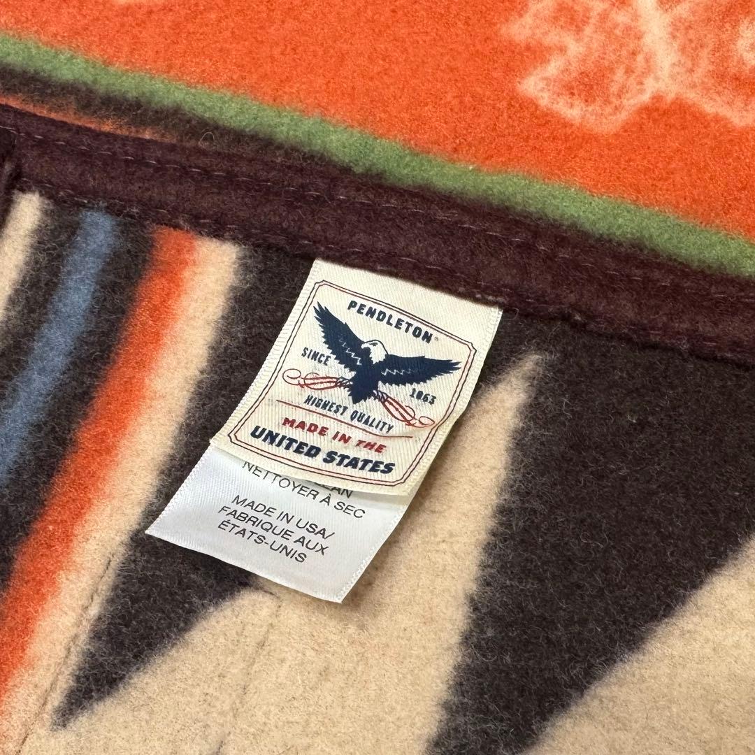 USA製 Pendleton ペンドルトン ウールブランケット約82×106cm