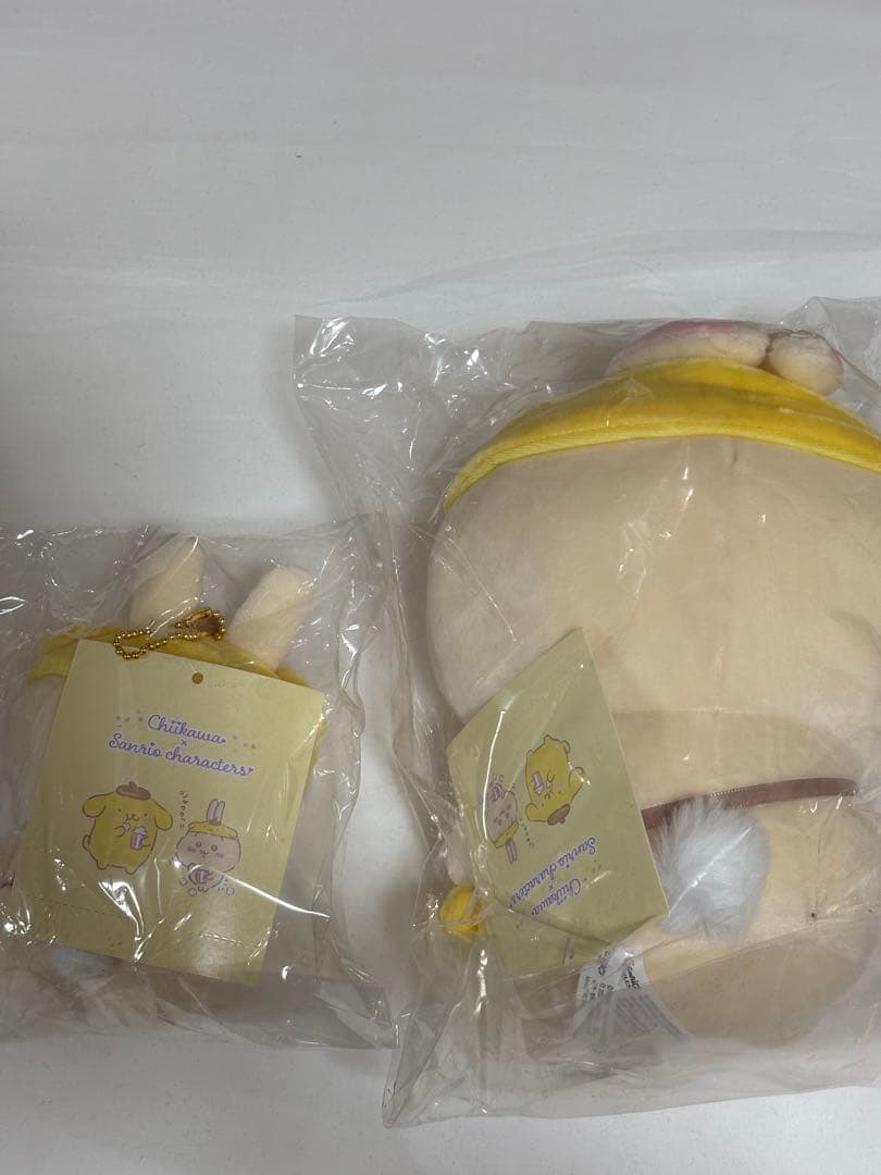 ちいかわ　サンリオ　うさぎ　ポムポムプリン 　マスコット　ぬいぐるみ 正規品