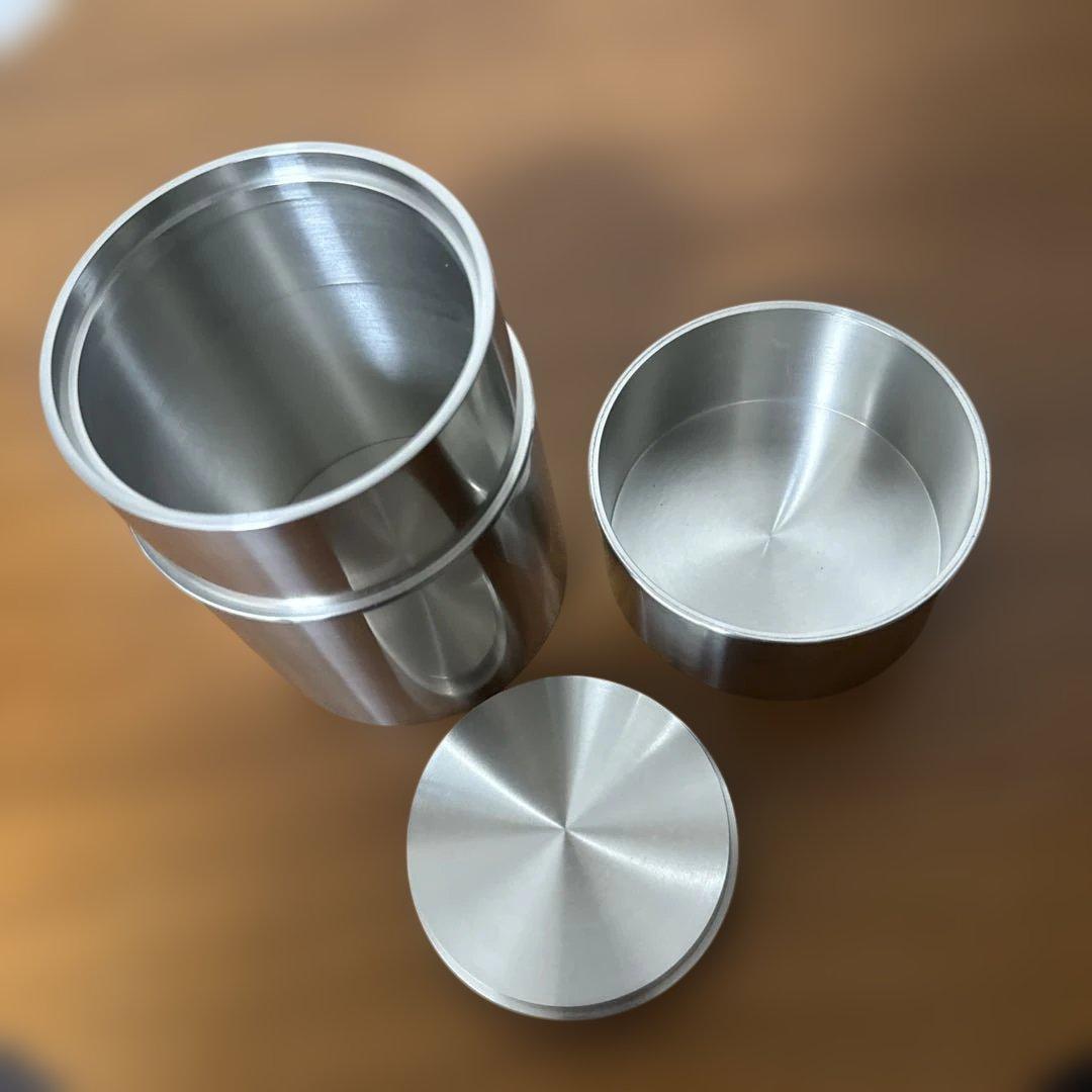 極上 純錫 茶器揃(茶筒1 茶托5)