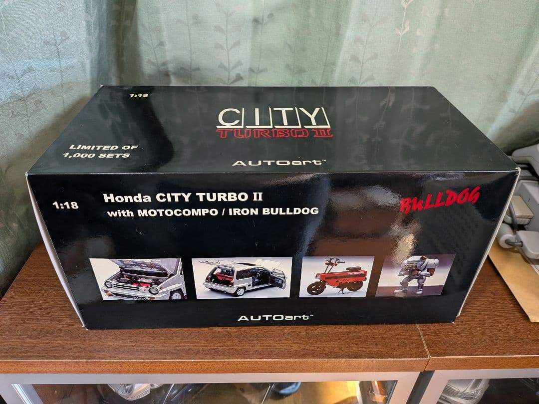 ホンダ　シティターボ CITY TURBO II 1/18 モトコンポ付き　美品