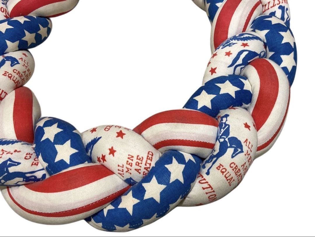 70s ビンテージ アメリカ 独立記念 星条旗 オーナメント ベニントンフラッグ