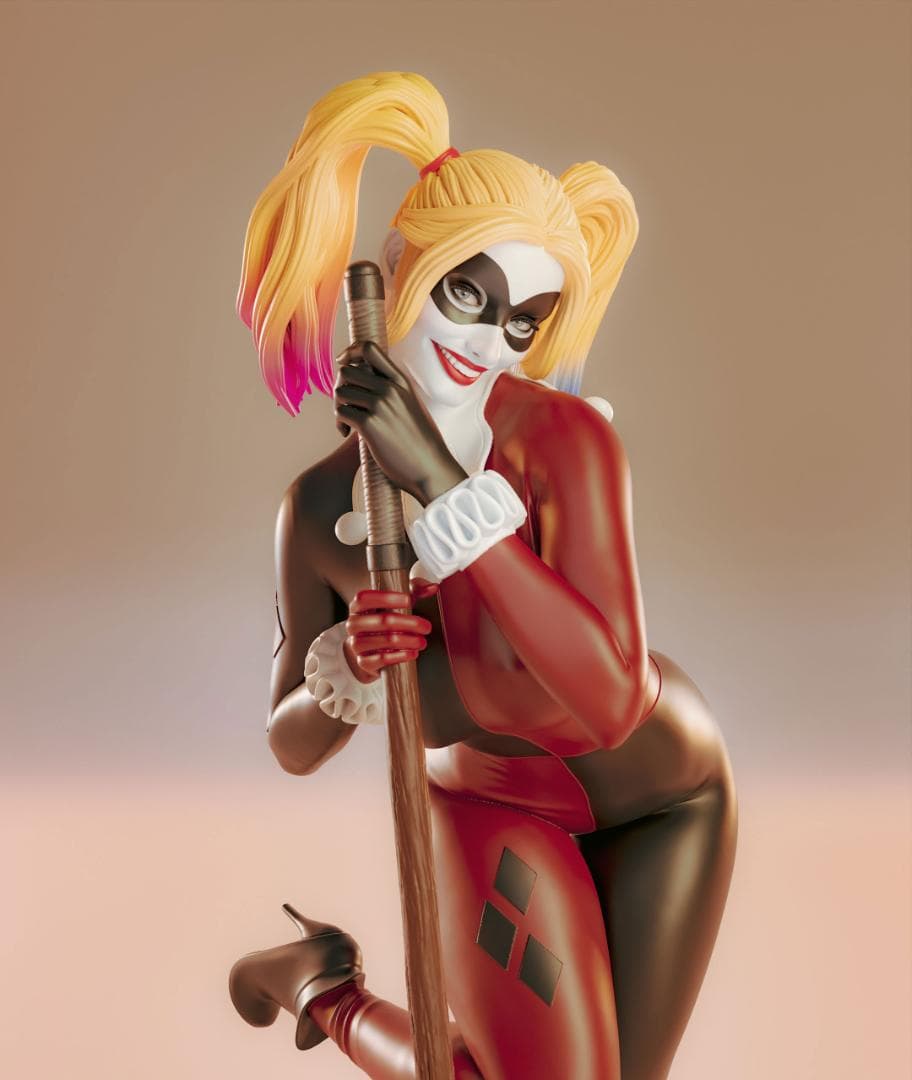1/4　未塗装 未組立　フィギュア　ガレージキット 【 ハーレイ・クイン 】