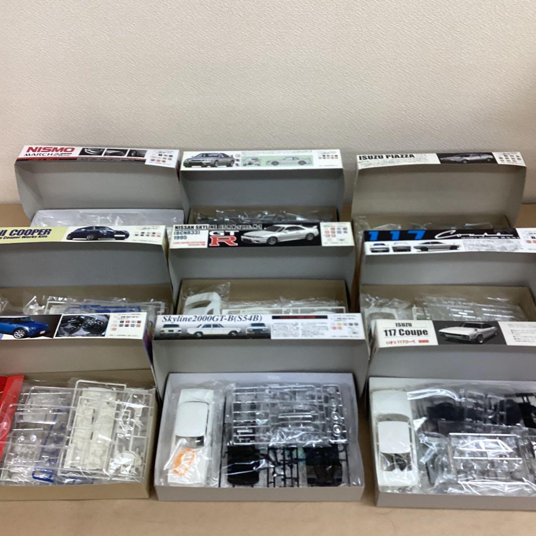 フジミ模型 1/24スケール レア物プラモ9個セット 未組立品