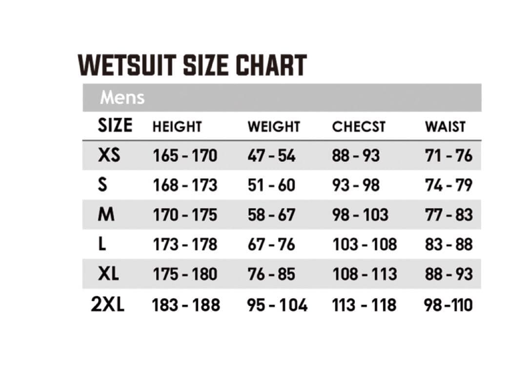 O&E WETSUITS MENS SPRING SUIT 2/2mm｜メンズS