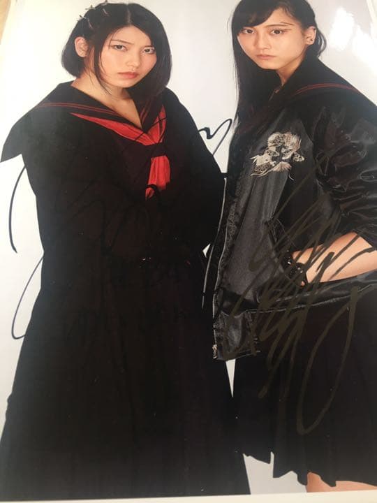 マジすか学園 おたべ、ゲキカラ直筆サイン 横山由依 松井玲奈 ※値下げ中！