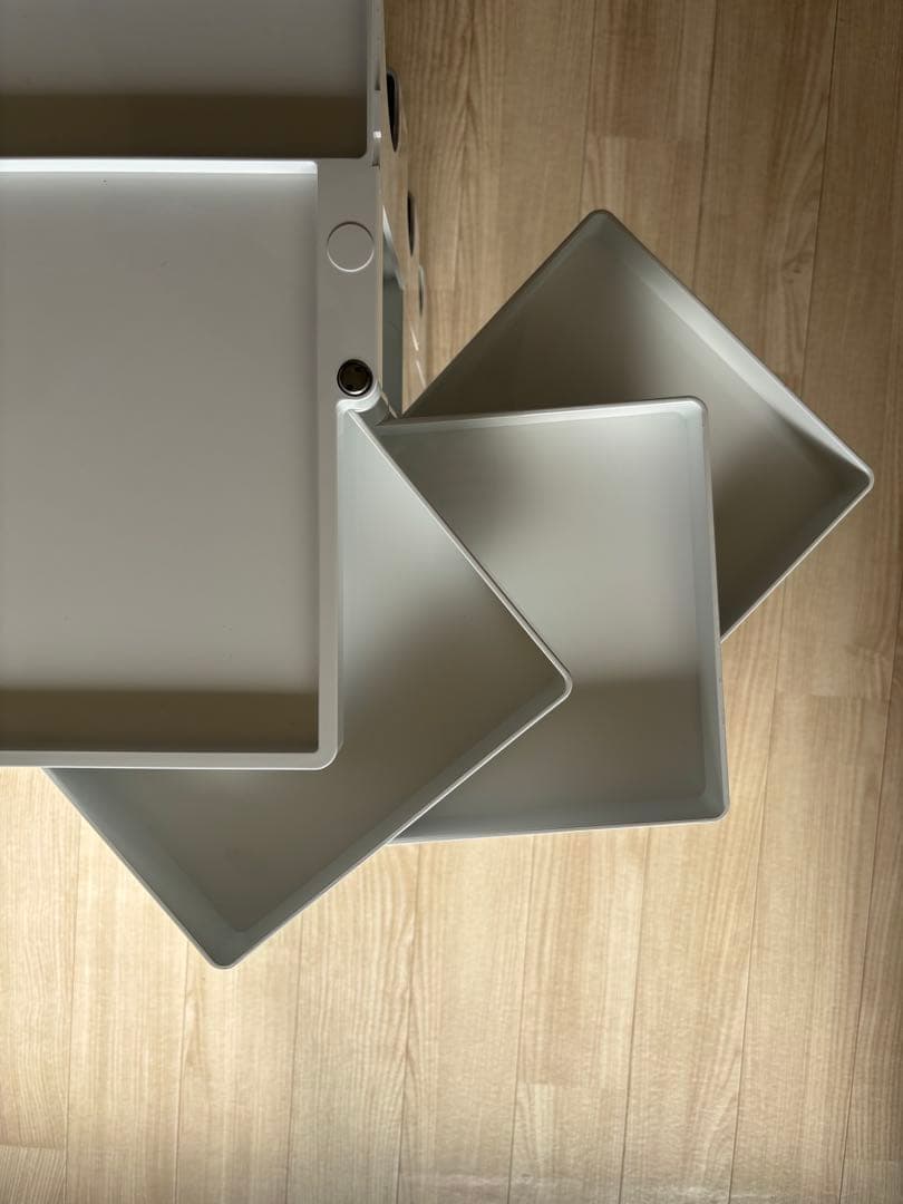 Boby Wagon ボビーワゴン 3段3トレイ ホワイト B-LINE