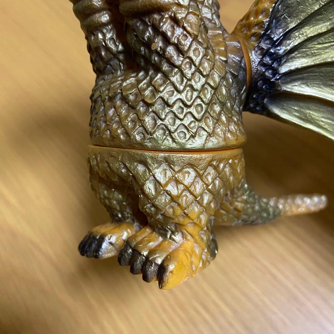 【当時物】ポピー キングザウルスシリーズ キングギドラ ソフビ 5423