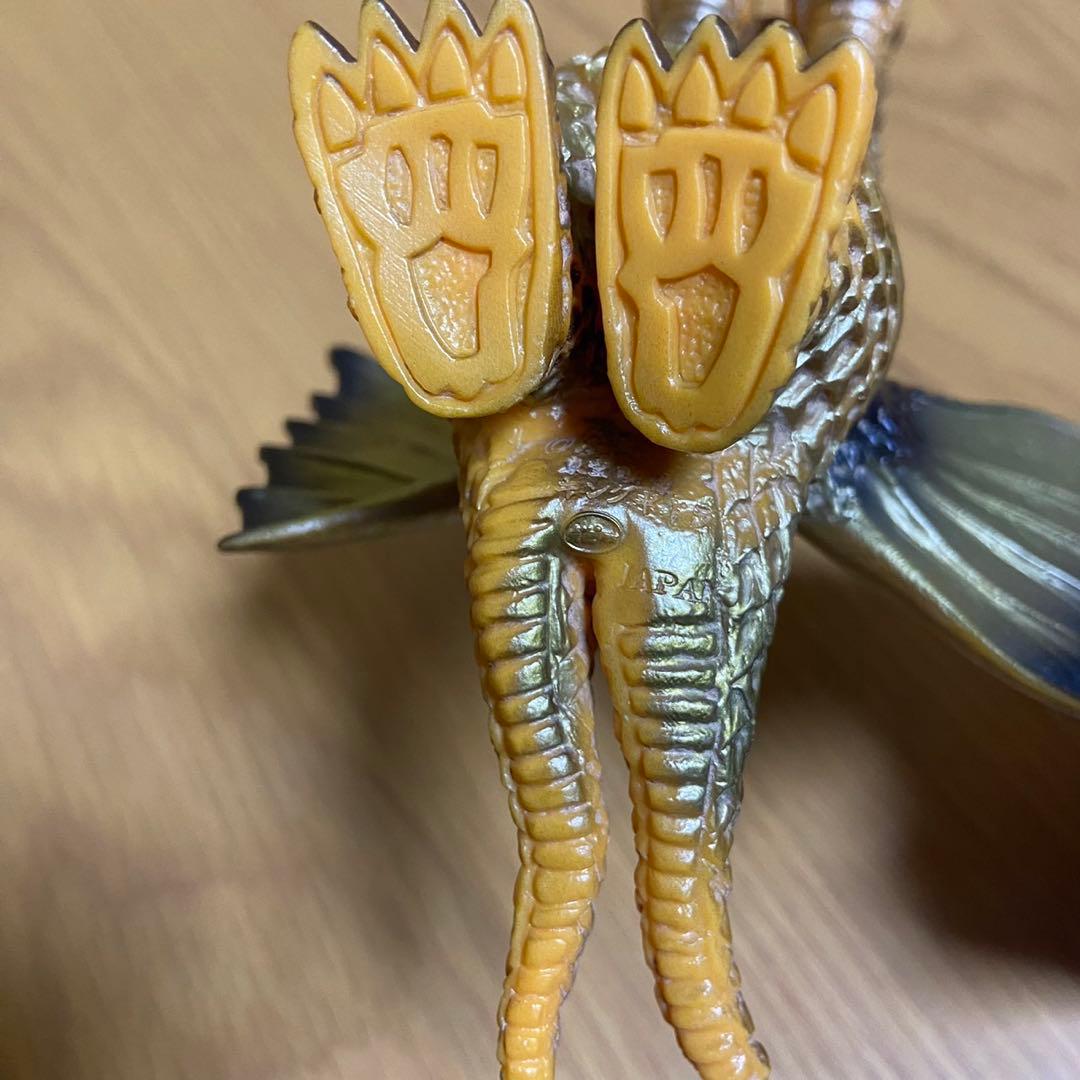 【当時物】ポピー キングザウルスシリーズ キングギドラ ソフビ 5423