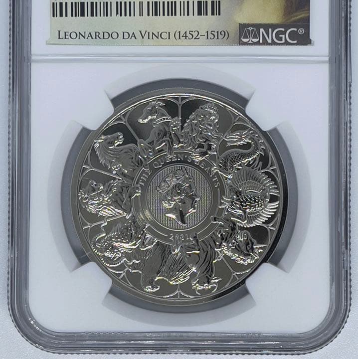 クイーンズビースト 2021 ロイヤルミント 準最高鑑定 アンティーク