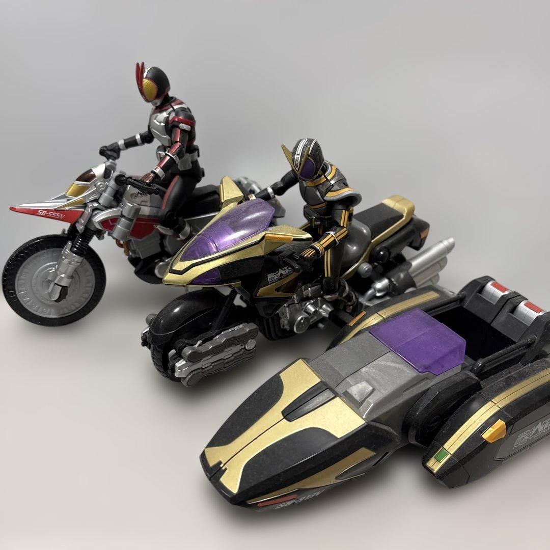 D*様 装動 仮面ライダー555 ジェットスライガー オートバジン サイドバッシ