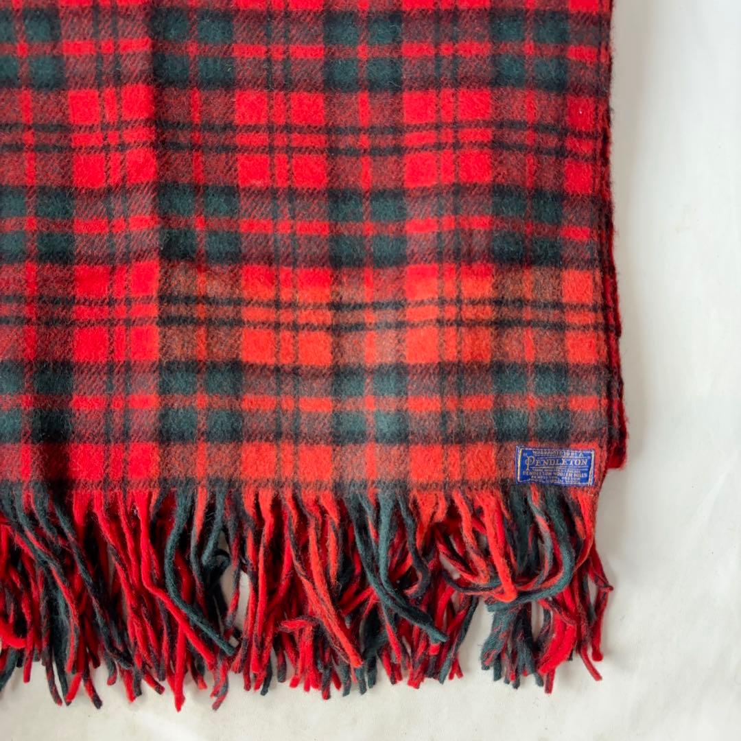 50s PENDLETON ウール ブランケット ビンテージ ペンドルトン
