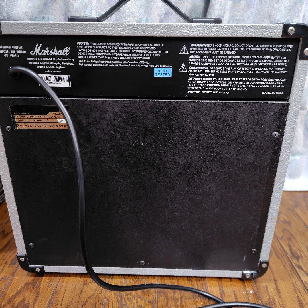 Marshall MG Series 15DFX ギターアンプ　人気のシルバー