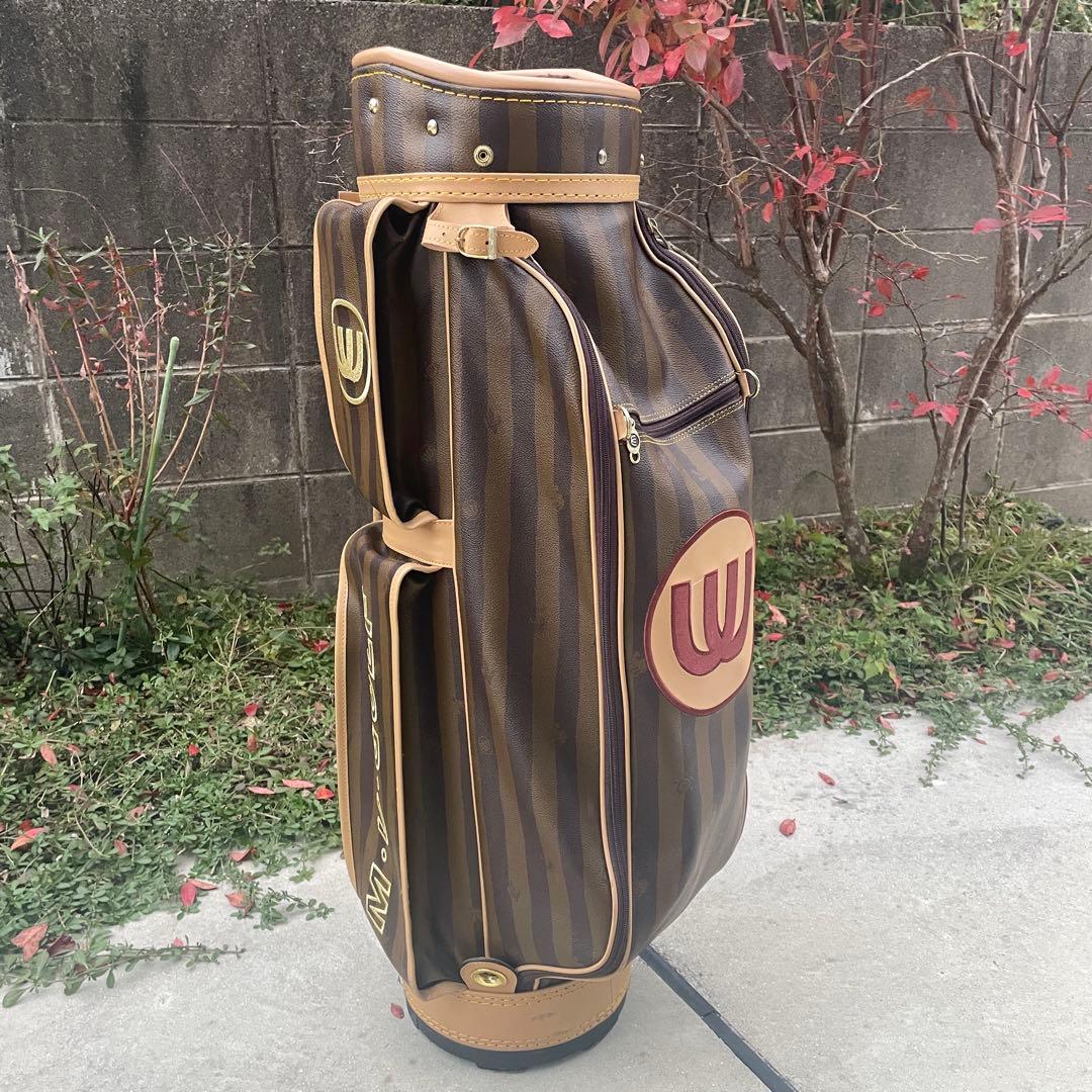 綺麗 MU スポーツ （ミエコウサコ） シグネチャー キャディバッグ レザー
