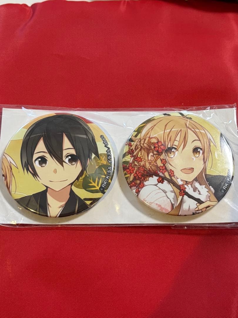 SAO ソードアート・オンライン C93限定 缶バッジ セット