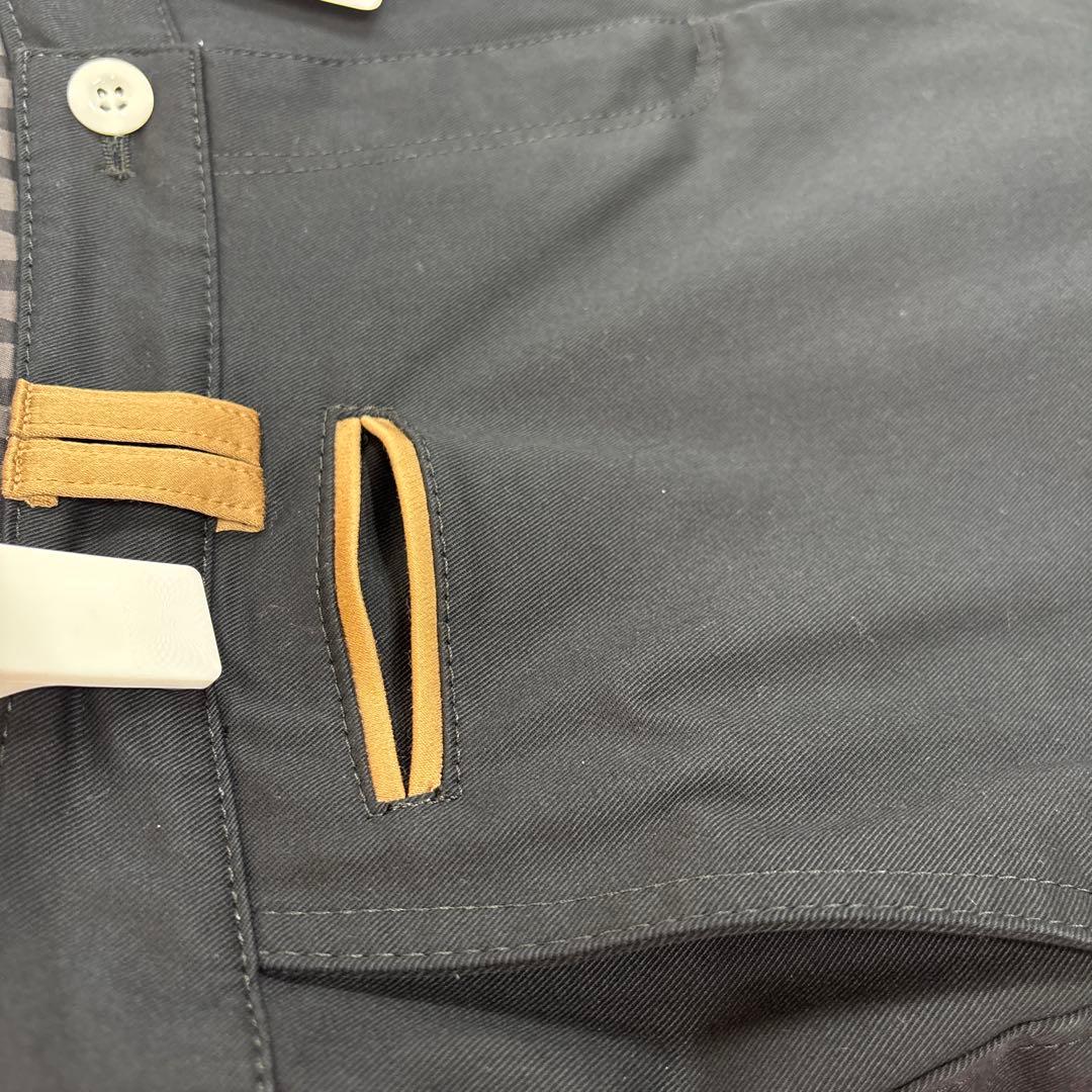 LANVIN SPORT ストレッチ綿 黒パンツ レディース