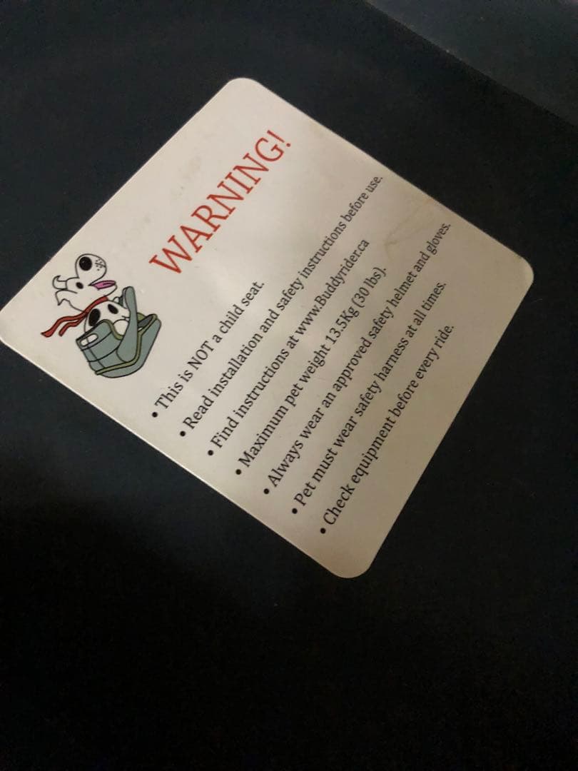 バディライダー　取り付け部品欠品　buddy rider 美品