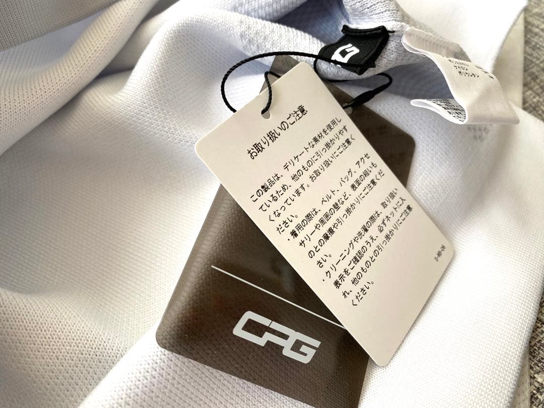 CPGGOLF 新品未使用　超美品　ロゴジャガードモックプルオーバーMENS