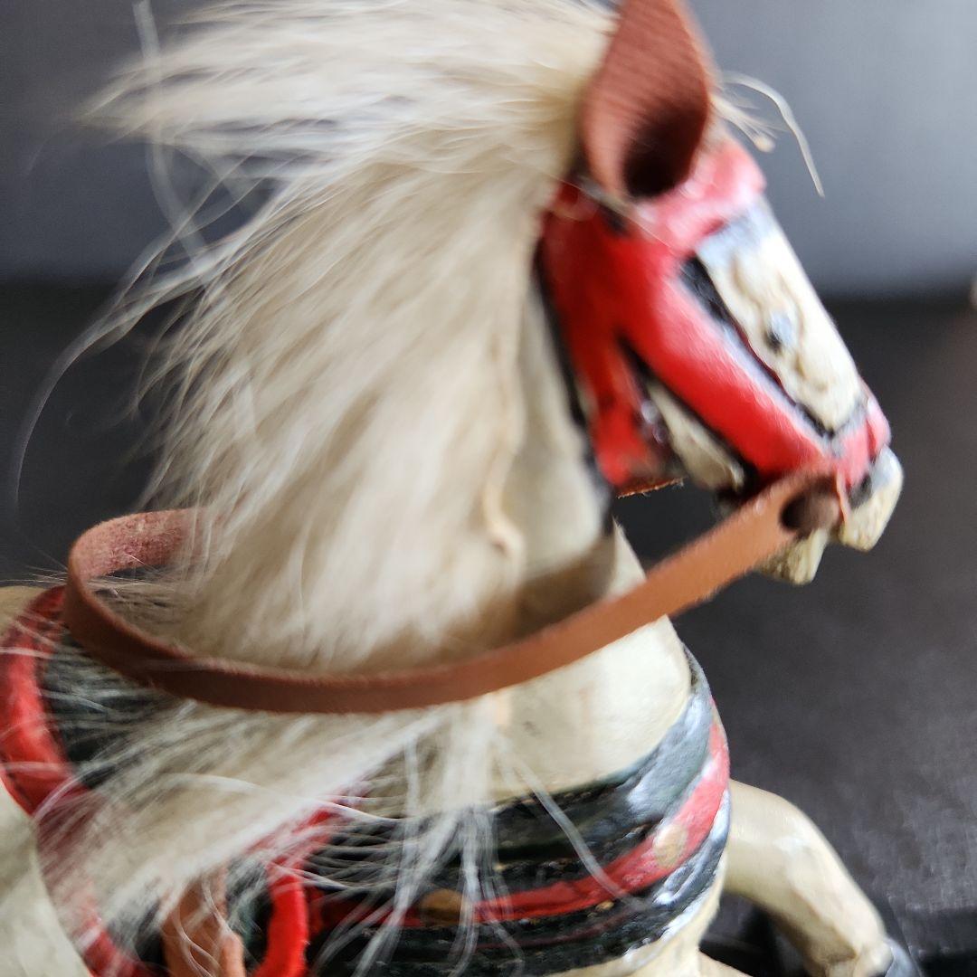 アンティーク 木製 ロッキングホース