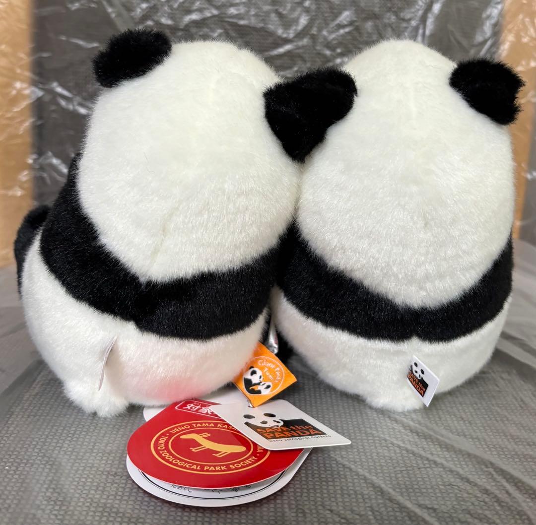 【2品セット】上野動物園　パンダ　パンダ　ぬいぐるみ シャオシャオ　レイレイ