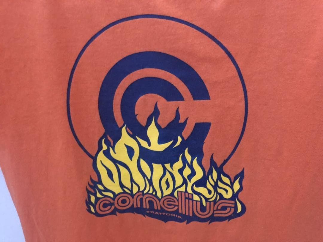 コーネリアス Tシャツ① M オレンジ アメリカ製 Cornelius