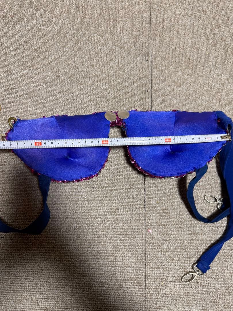 ベリーダンス セットアップ 青紫