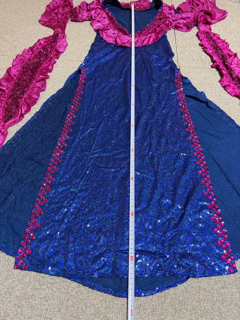 ベリーダンス セットアップ 青紫