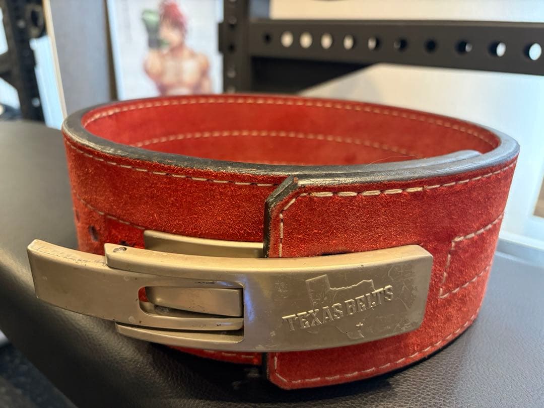 TITANタイタンTEXAS BELTS LONGHORN本革トレーニングベルト