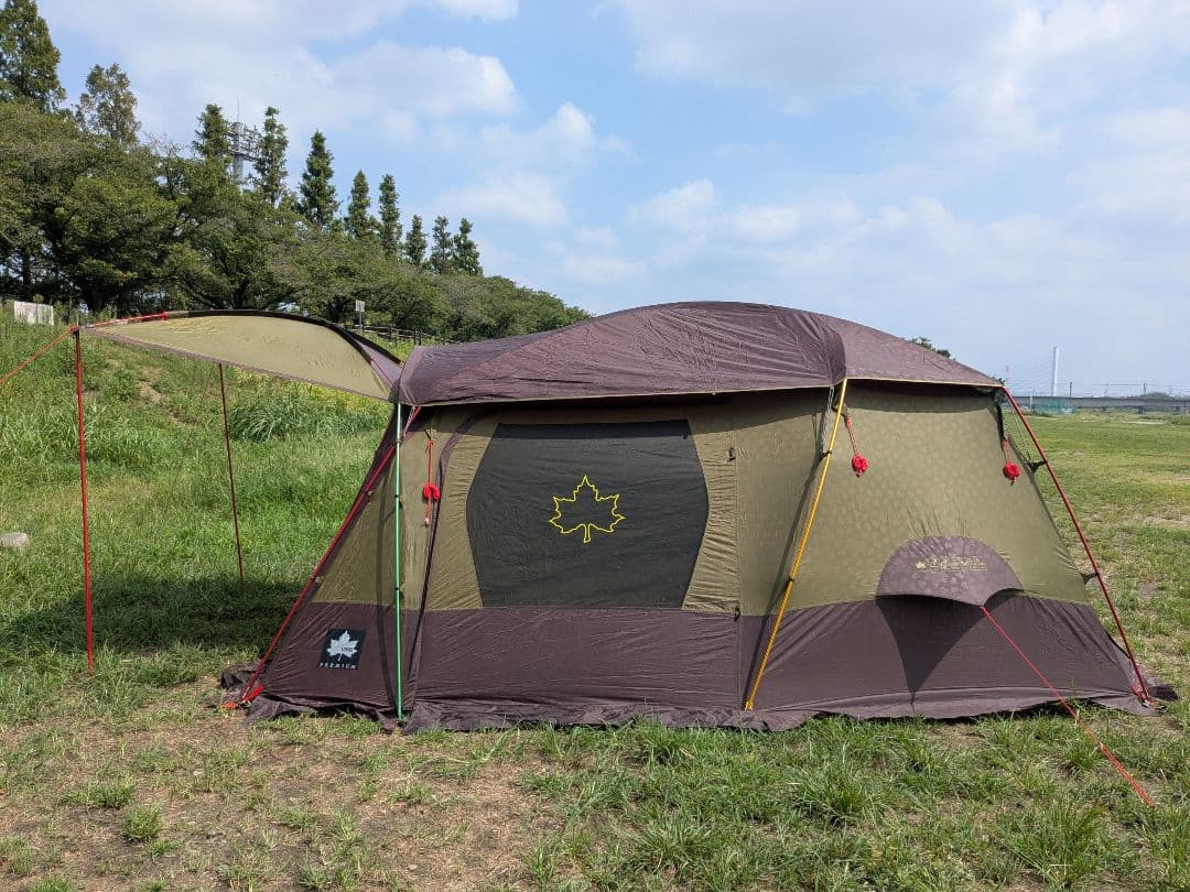 ロゴス　プレミアム　PANELリビングプラス-AE　グランドシート付き