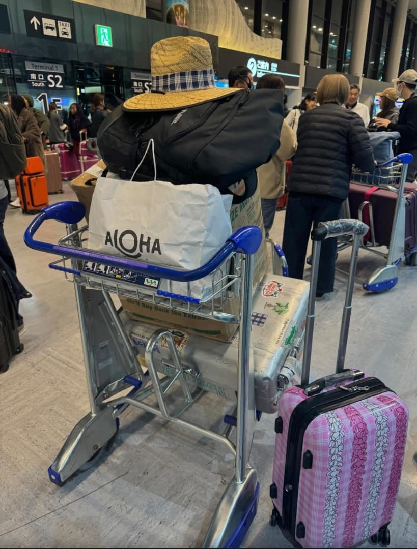 Palaka with Keni Keni Hawaiian キャリーケース