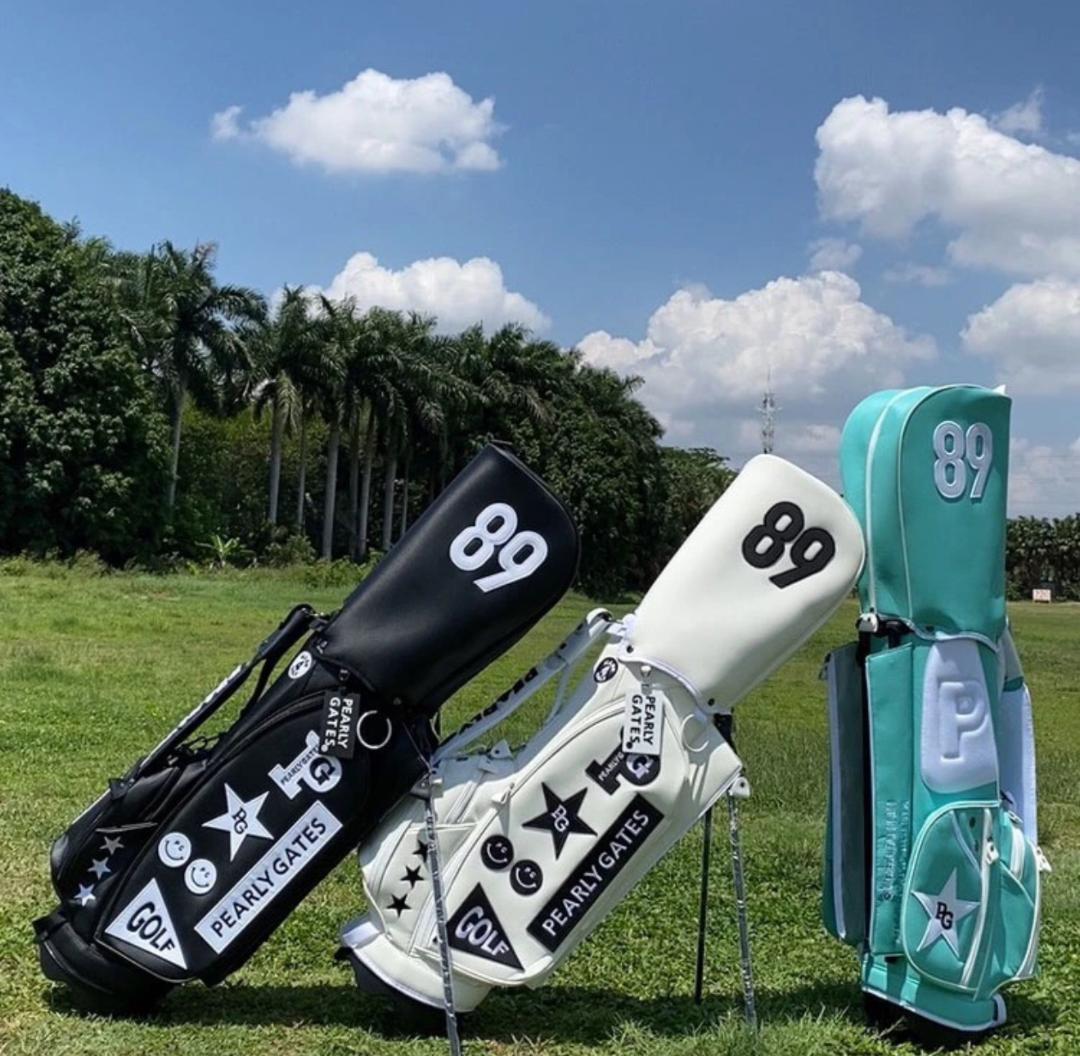 【新品】【未使用品】 PEARLY GATES ゴルフバッグ ホワイト