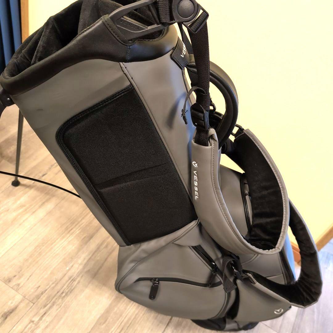 人気のグレー☆ベゼル☆Vessel 3.0 8.5型☆キャディバッグ☆スタンド式