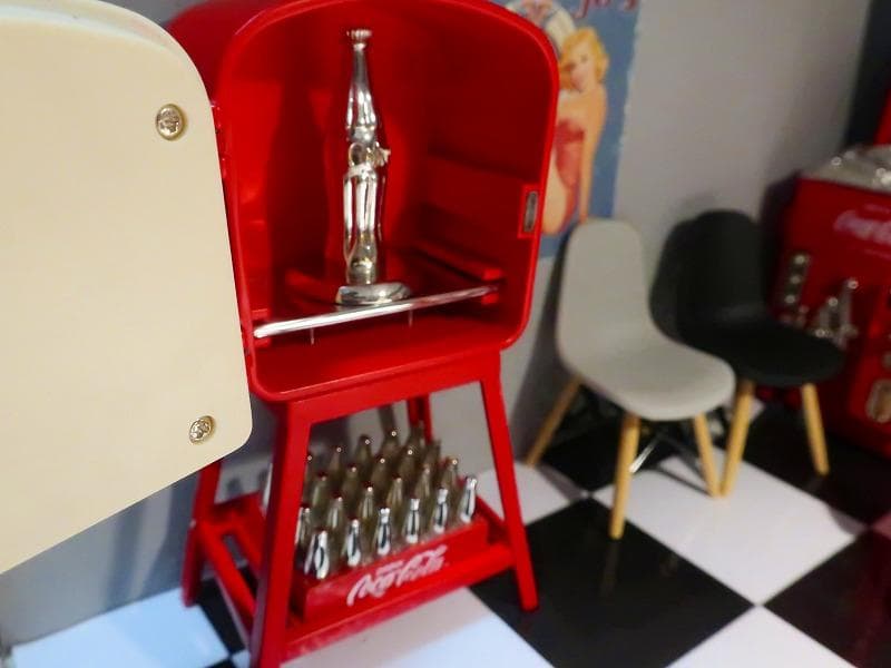 絶版★コカコーラ ビンテージ 自販機 ミニチュア 1930s メタル製
