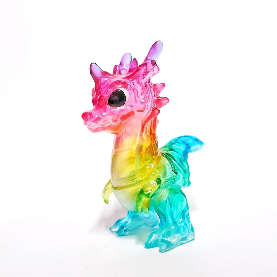 ソフビ タツノサウルス ユーキデイドリーマー クリア レインボー