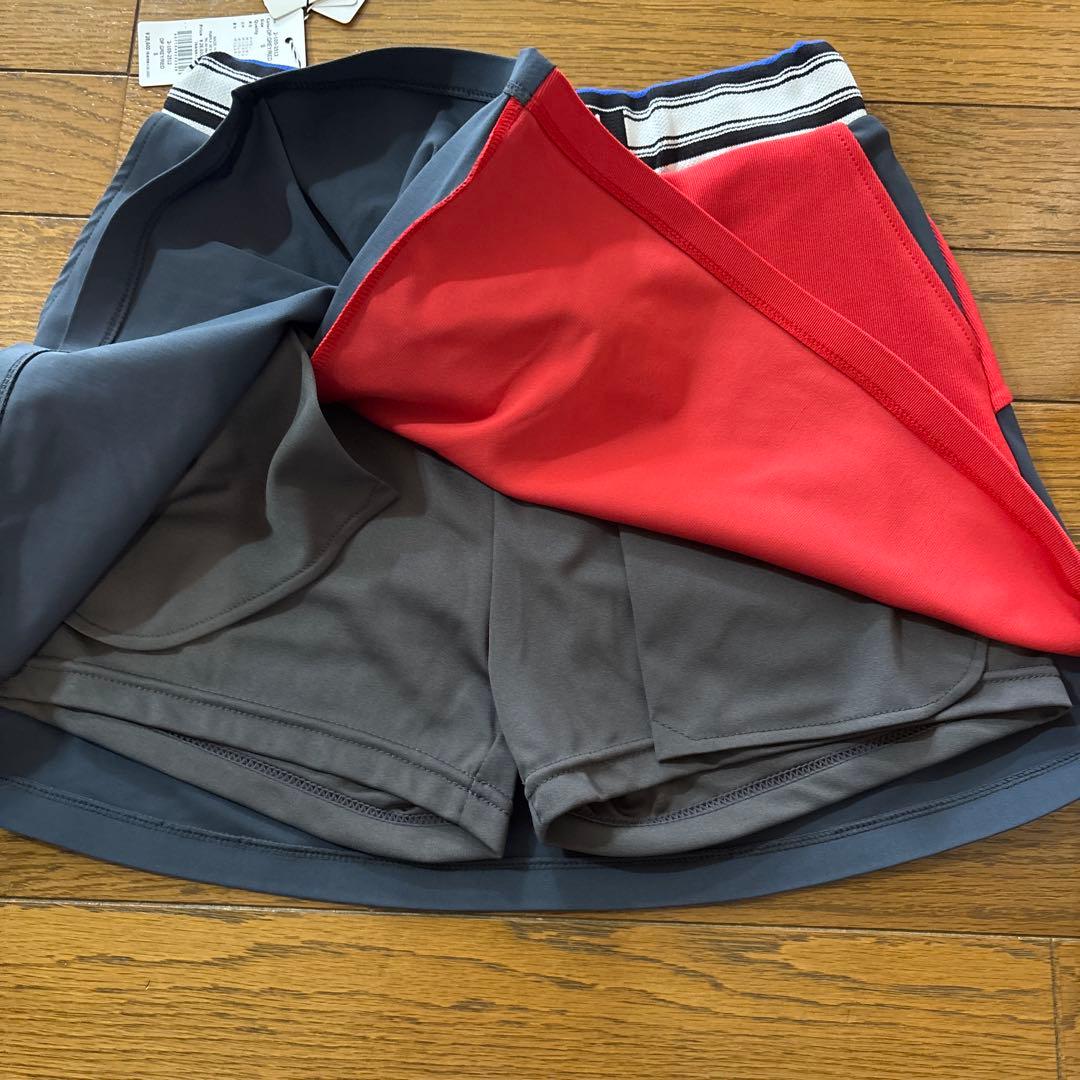 ディセンバーメイ ゴルフ スカート インナー付き 吸湿速乾 ストレッチバイカラー