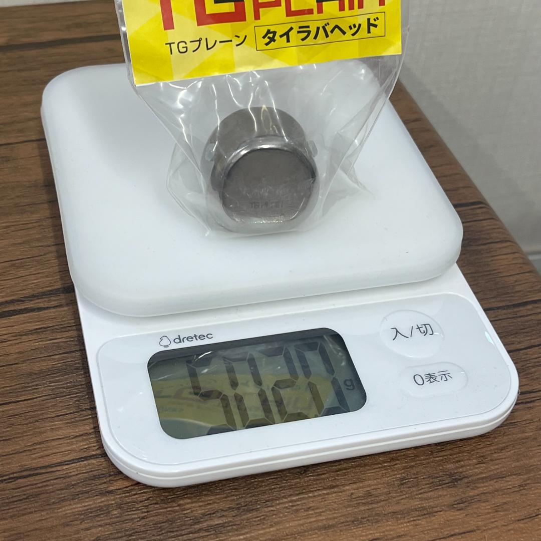 新品 TGプレーン 500g タイラバ タングステンヘッド 未塗装 鯛ラバ