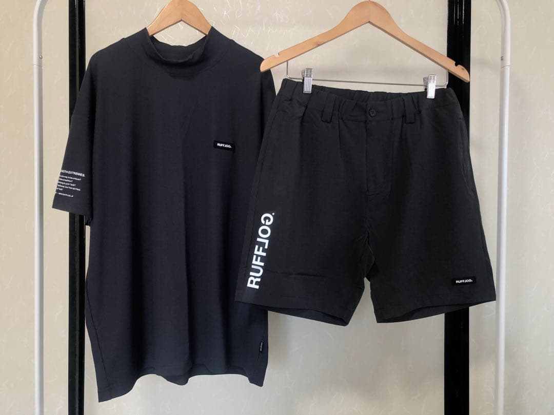 RUFFLOG モック　シャツと　ハーフパンツ　セットアップ　サイズM