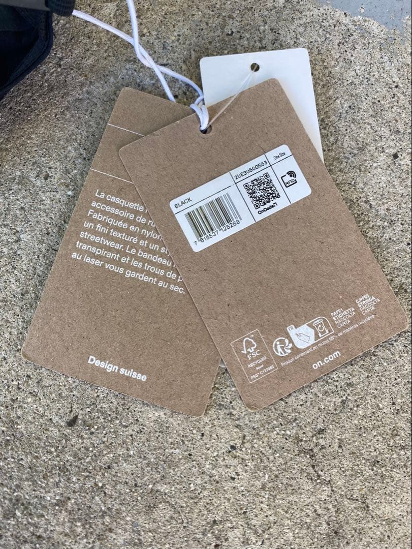 On Performance Cap ブラック 新品未使用