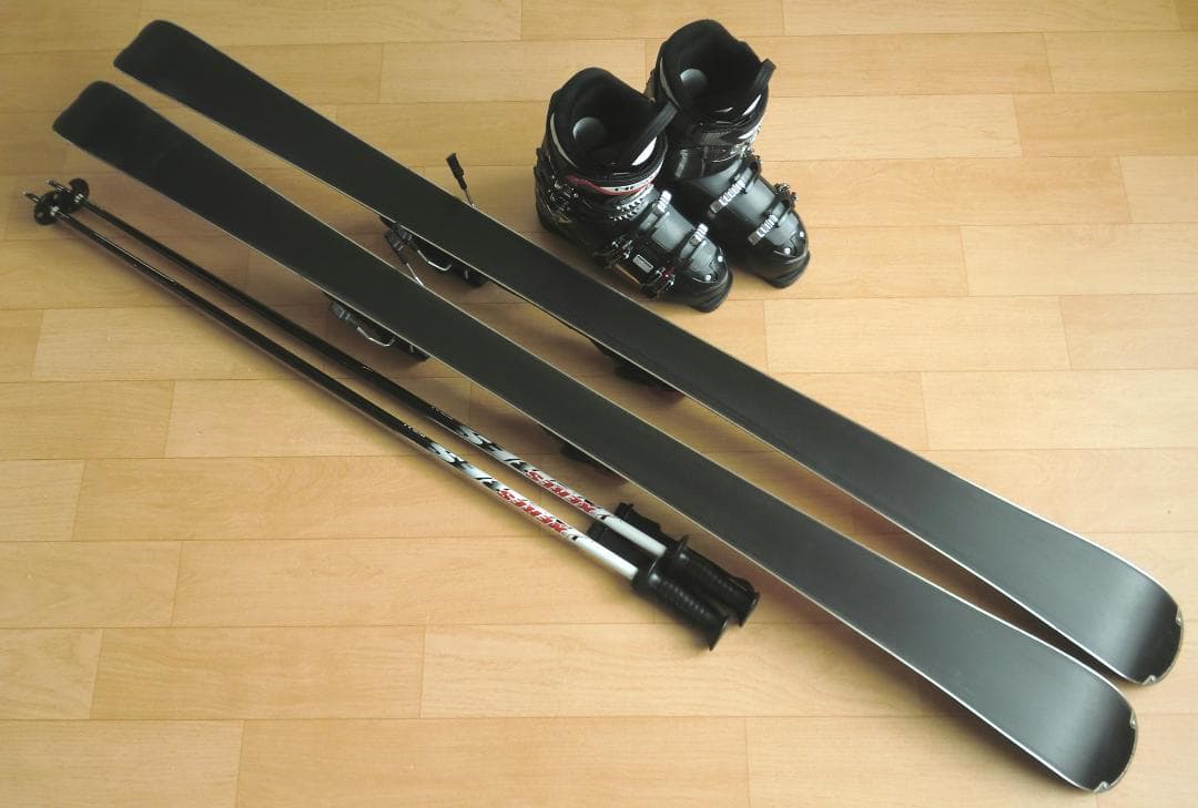 ■送料無料■ノルディカ■メンズスキーセット■板160靴26-26.5■メンテ付■