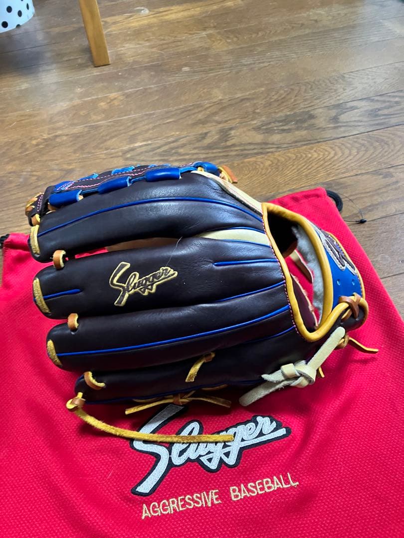 久保田スラッガー軟式野球グローブ メーカー別注　ソフトバンク周東モデル