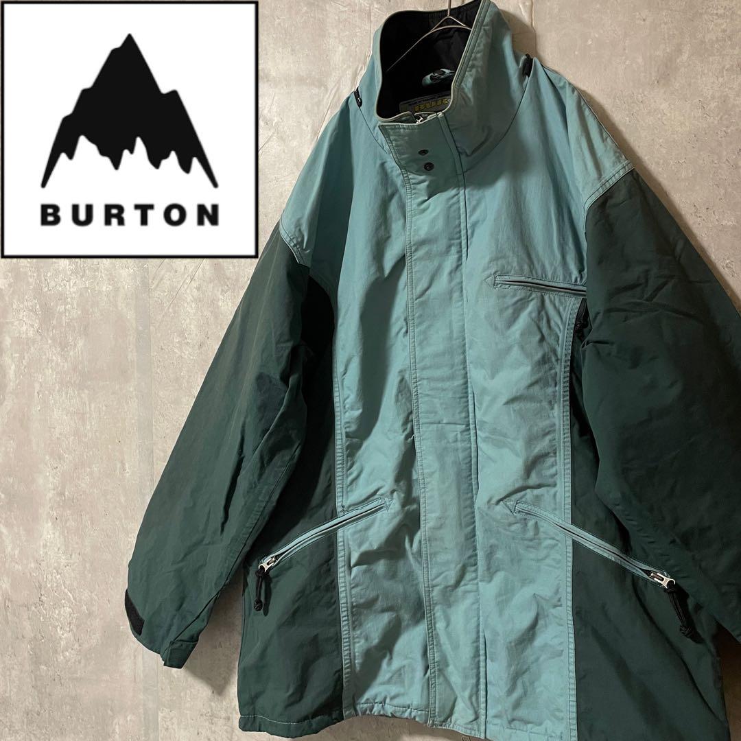 Burtonバートンスキーウェアスノーボードジャケット上着青ブルー水色紺ネイビー