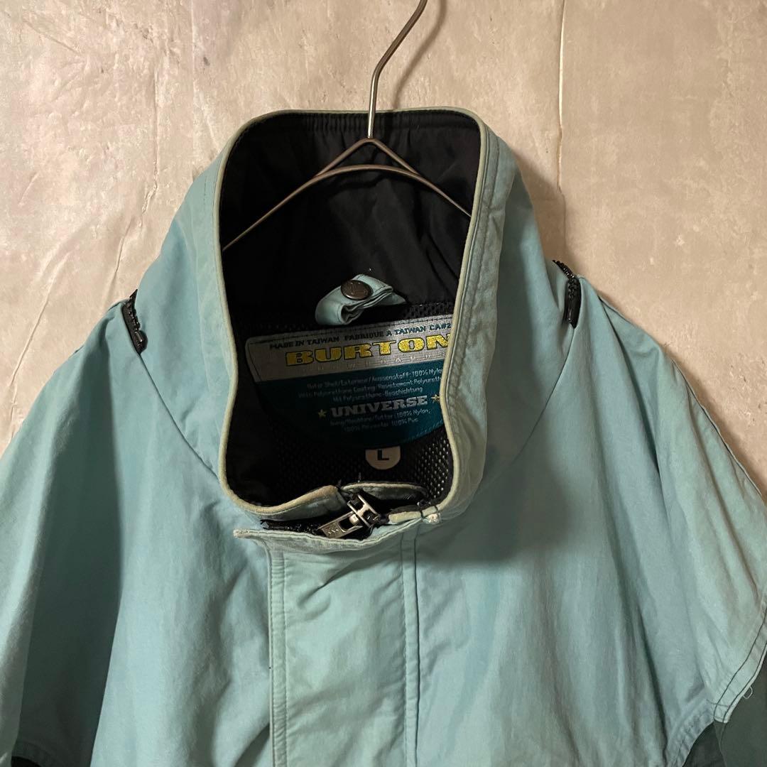 Burtonバートンスキーウェアスノーボードジャケット上着青ブルー水色紺ネイビー