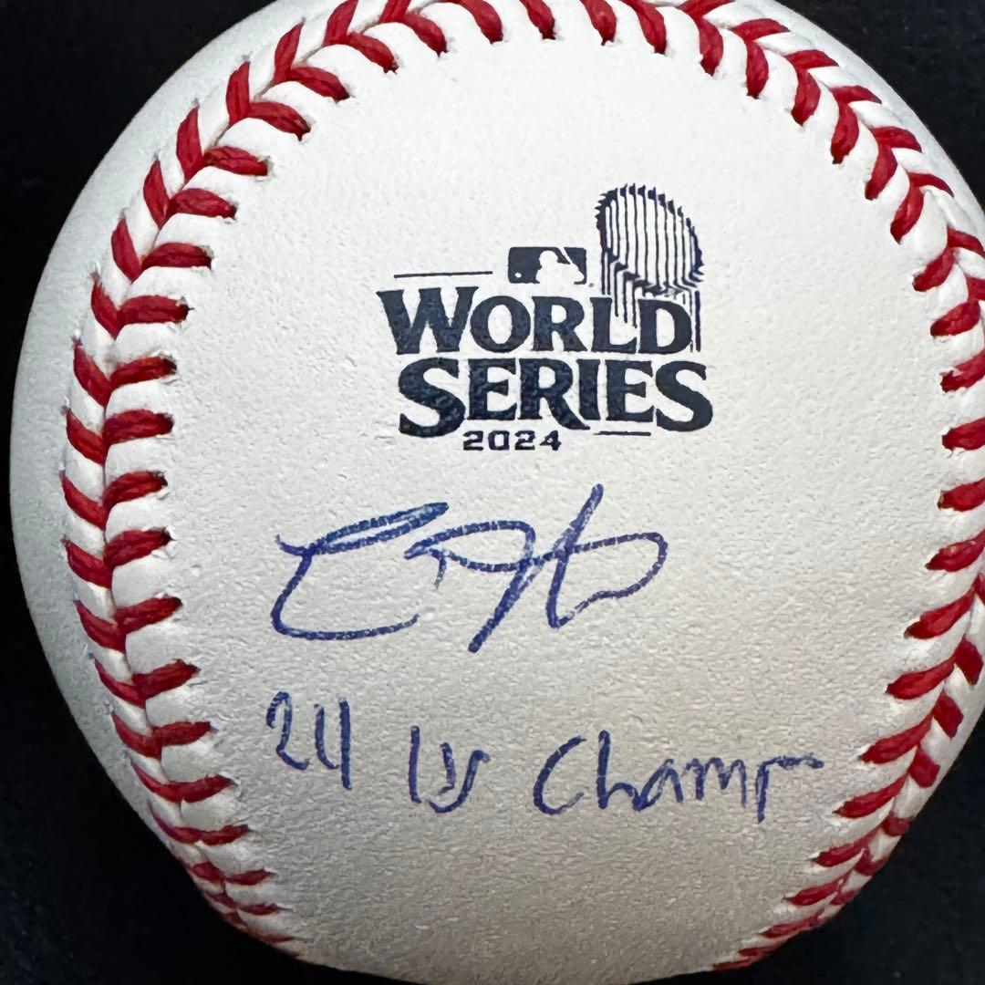 キケ ヘルナンデス 直筆サイン 24 WS Champs MLB ホログラム