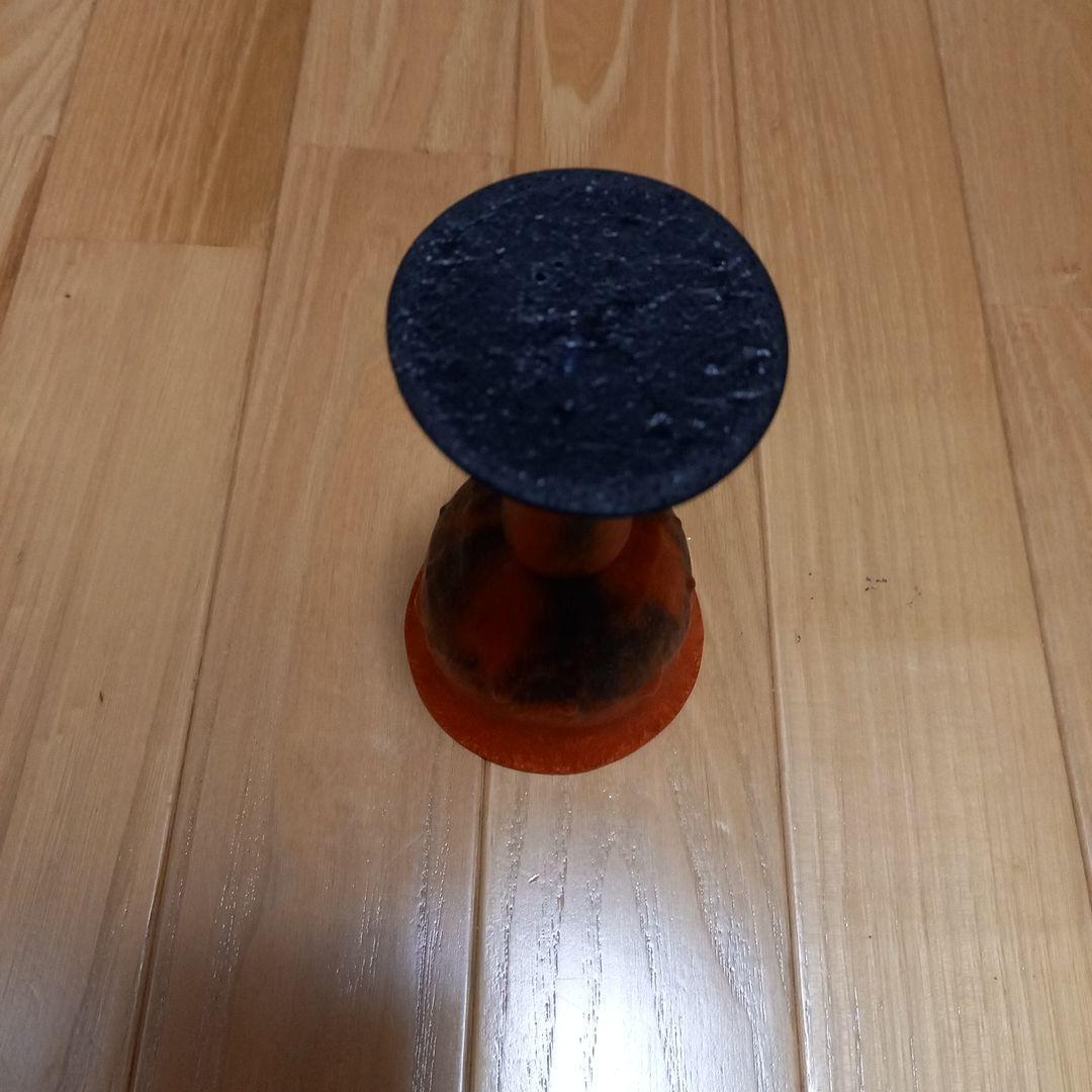 酒器　馬上杯　馬上盃　骨董　赤と黑の趣きのあるグラス