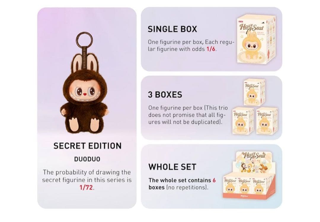 シュリンク付き未開封Box ポップマート THE MONSTERS 6ピース