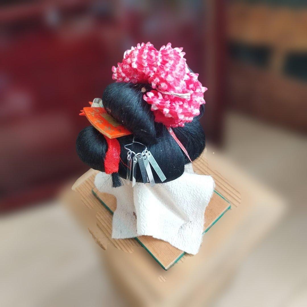 ミニ日本髪のカツラ（骨董品）