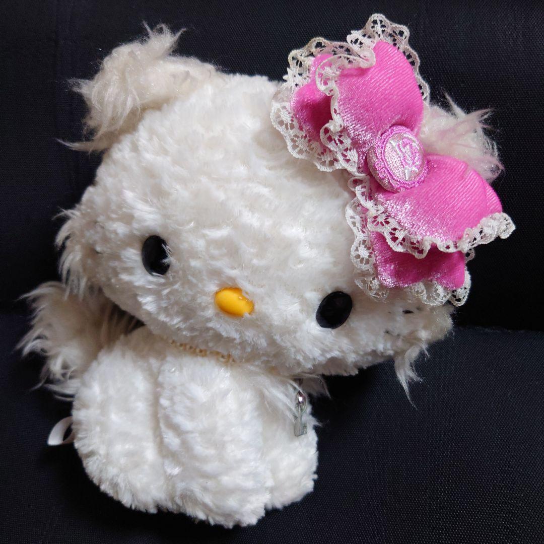 希少 初期 サンリオ チャーミーキティ ぬいぐるみ ベロアリボン 刺繍 ふわふわ