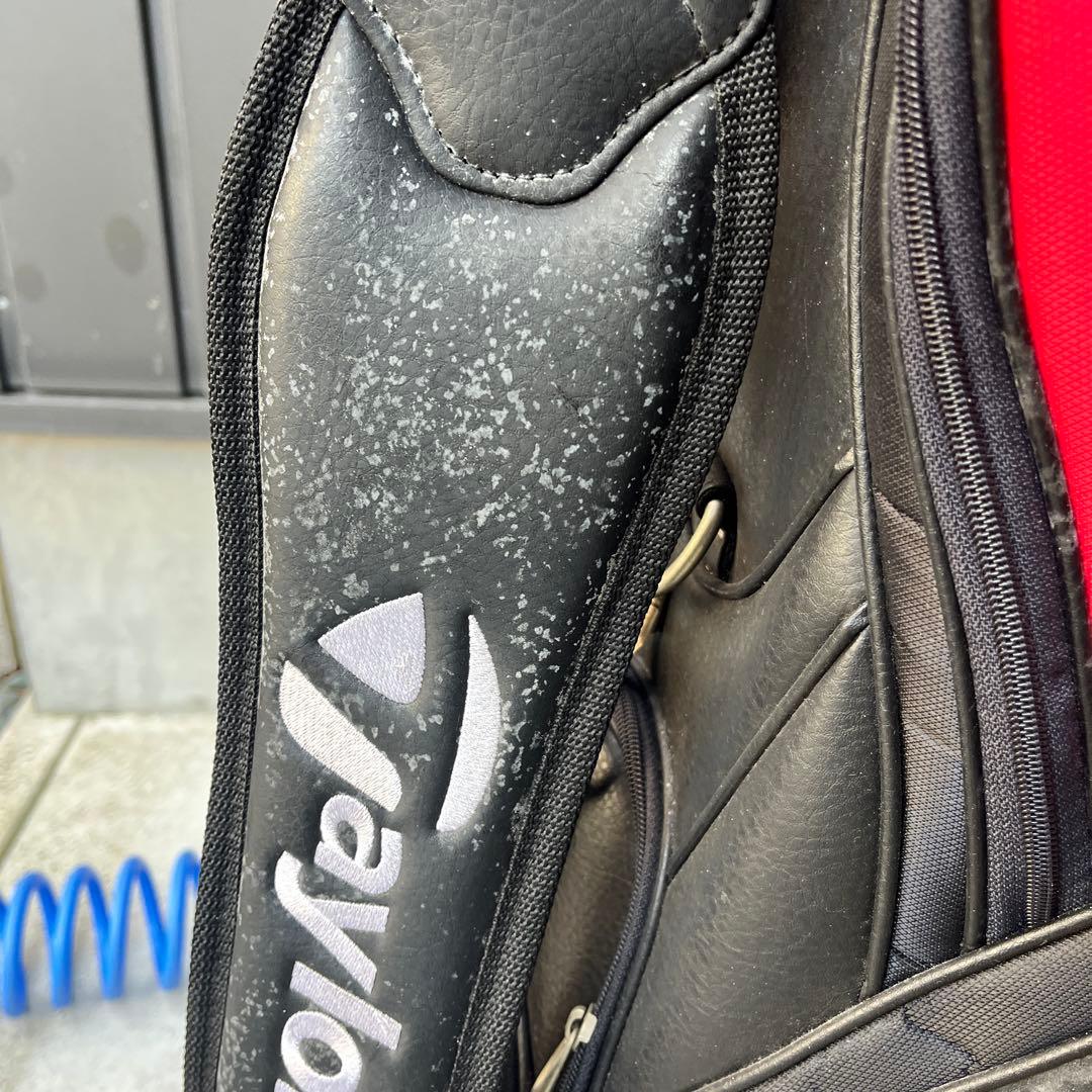 TaylorMade キャディバッグ 黒/赤